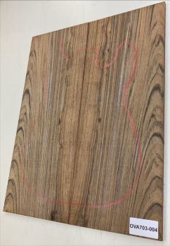 Preview: Top Ovangkol, 2-tlg., 9mm Einzelstück #004